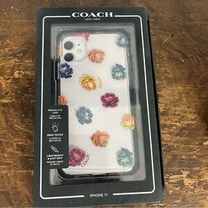Coach IPhone 11 floral jelly case
